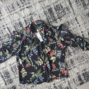 Floral Shirt - Black Multicolor